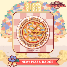 将图片加载到图库查看器，Pizza Badge - Shrimp Anchovy