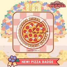 Load image into Gallery viewer, Pizza Badge - Pepperoni Mushroom