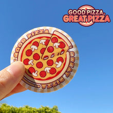 Load image into Gallery viewer, Pizza Badge - Pepperoni Mushroom