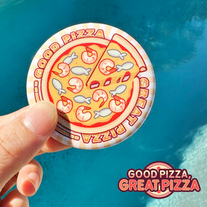 Pizza Badge - Shrimp Anchovy