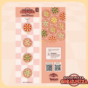 Keychain - Linked Pizzas