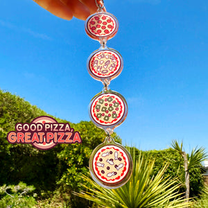 Keychain - Linked Pizzas