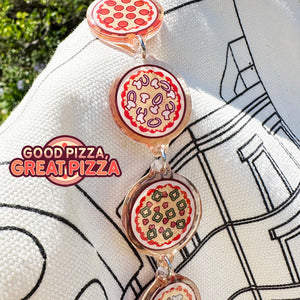 Keychain - Linked Pizzas