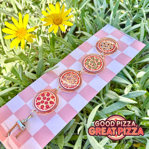 Keychain - Linked Pizzas